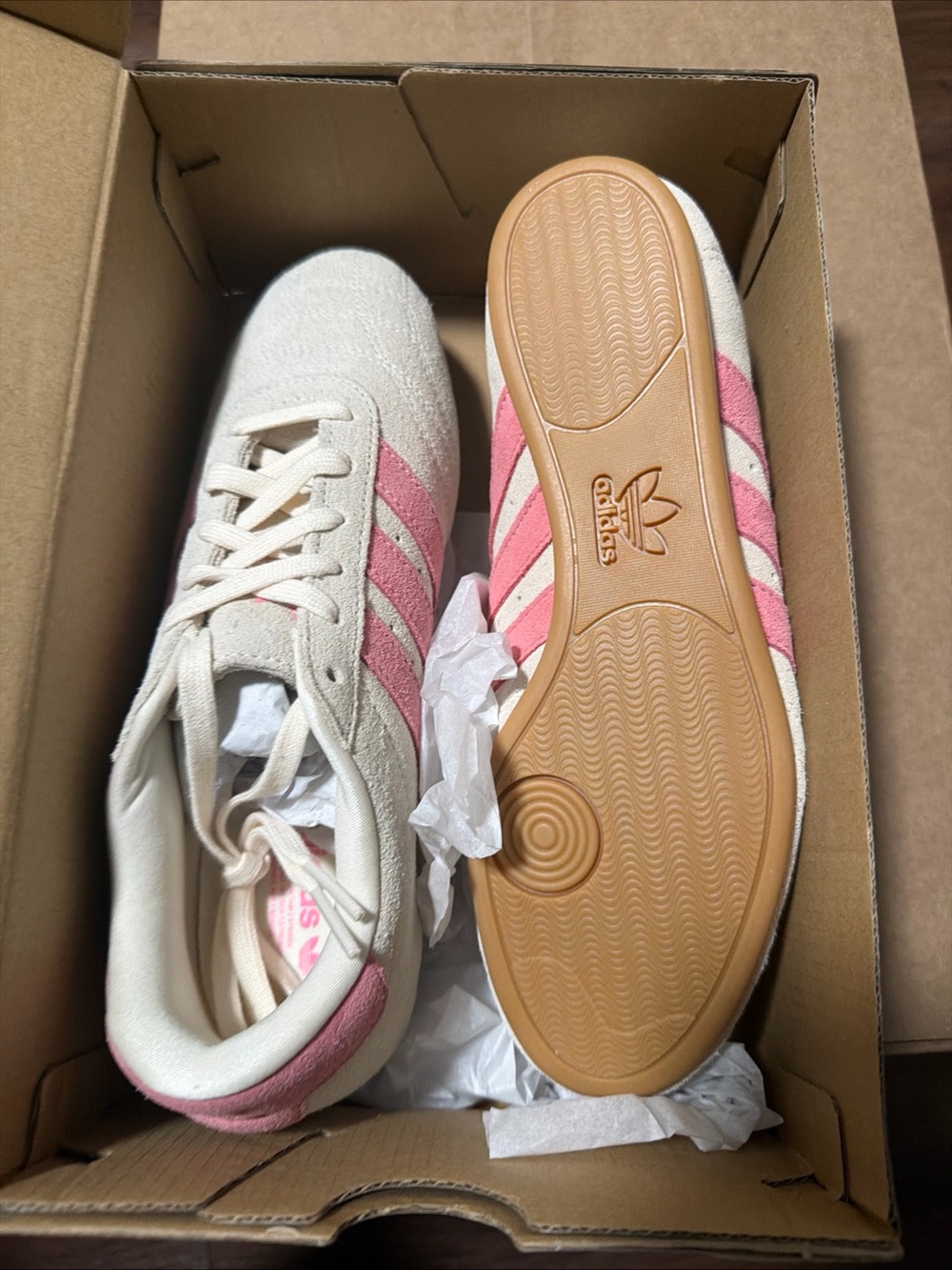 Wmns Size 7  Adidas Taekwondo Lace Crewht Blipnk Gum3 JQ3518 - Picture 3 of 5